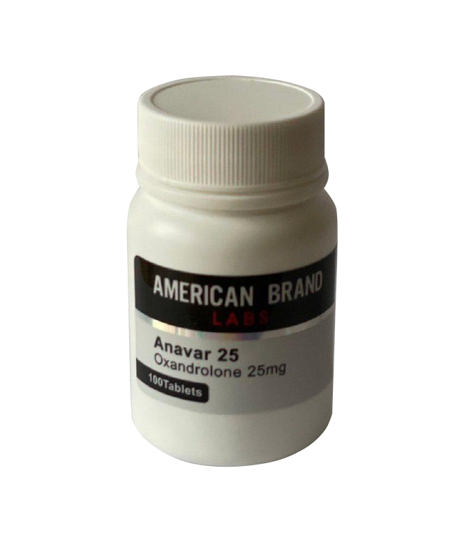 Anavar 25 (100 Tablets) – American Brand