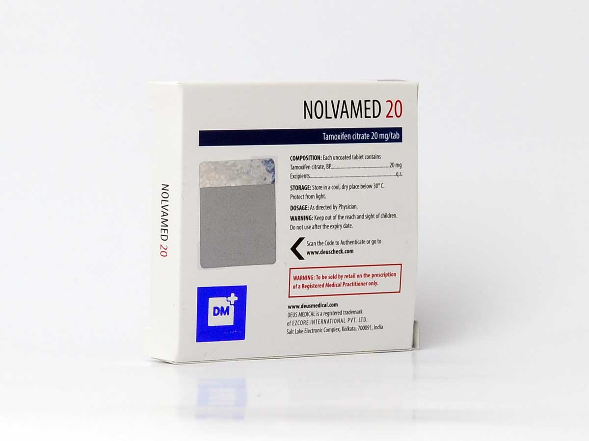 Nolvamed 20mg – Tamoxifen Citrate – Deus Medical - Image 3