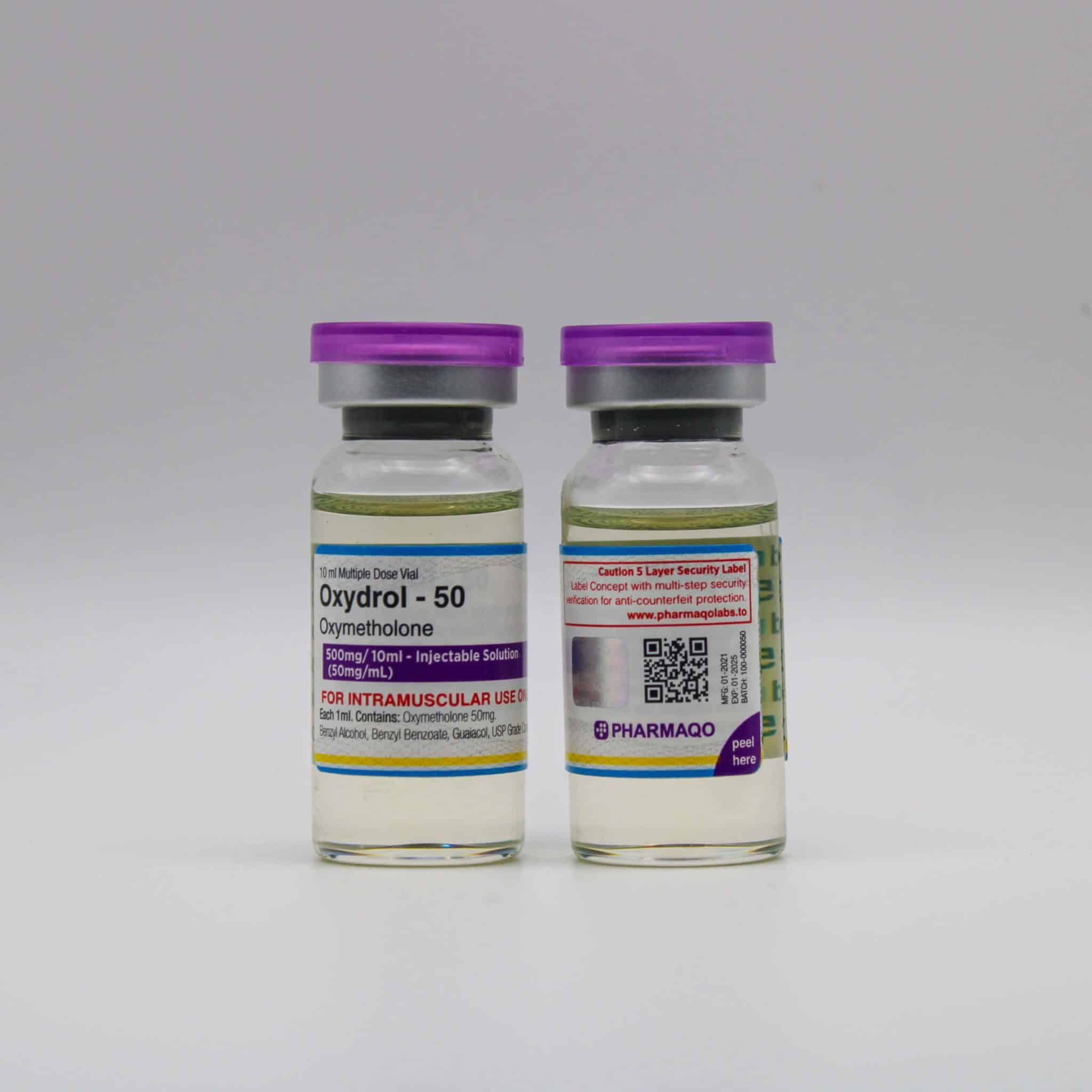 oxydrol 50 – oxymetholone 50mg/ml – 10ml vial – pharmaqo labs