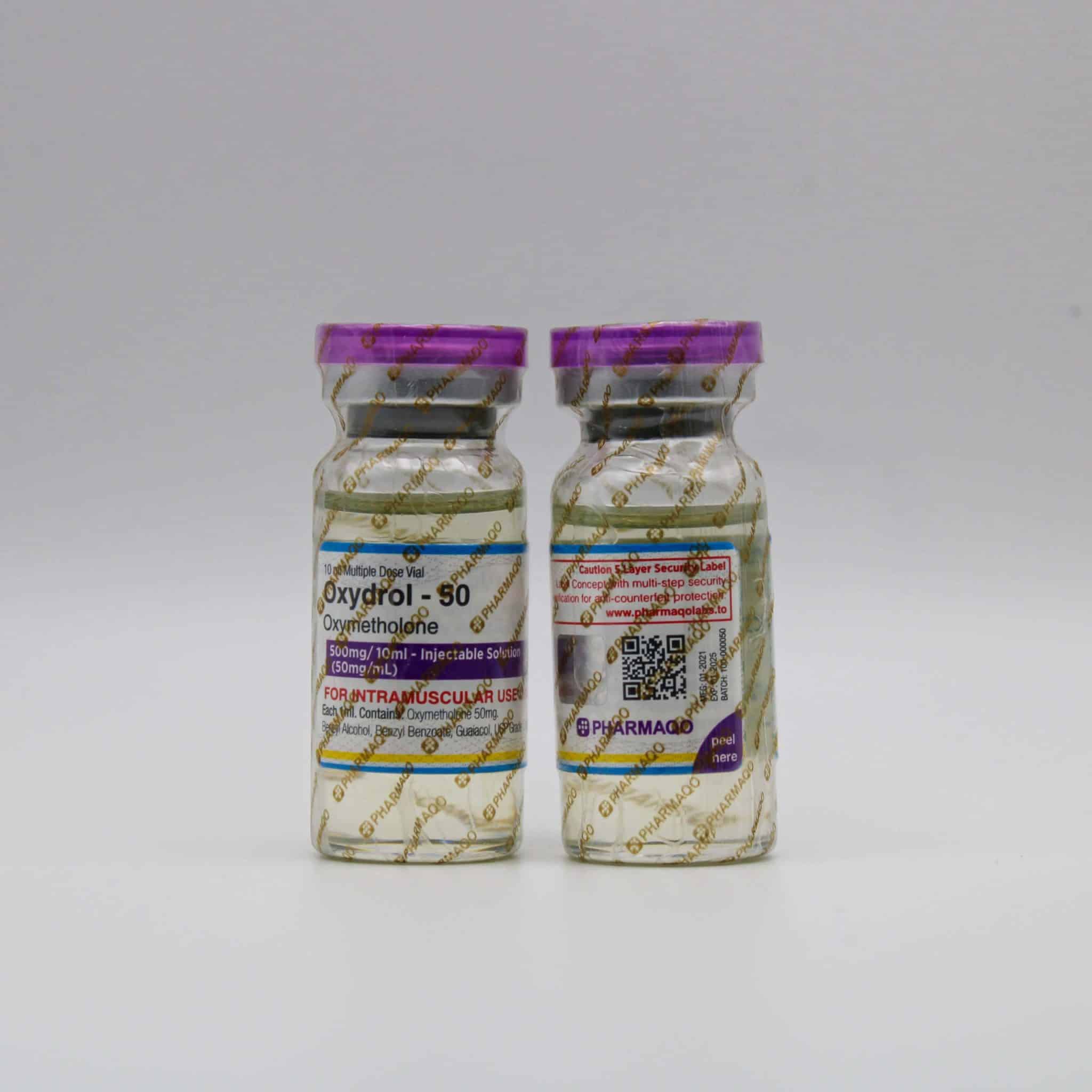 oxydrol 50 – oxymetholone 50mg/ml – 10ml vial – pharmaqo labs